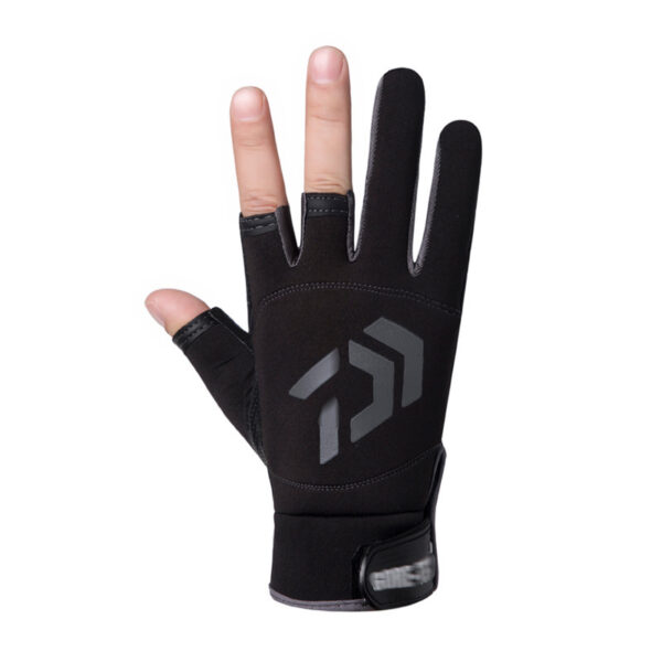 Outdoor Fishing Gloves Windproof Waterproof Fingerless Gloves - Image 3