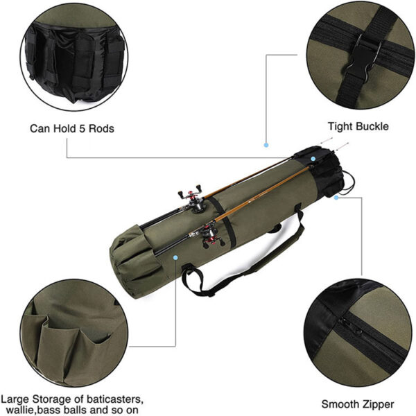 Fishing Rod Bag Sea Rod Fishing Gear Storage Bag - Image 3