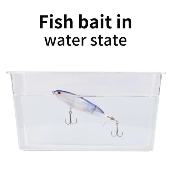 5pcs 1set 13g 10cm Top Water Pencil Fishing Lure Hard Bait With Floating Rotating Tail For Bass Trout Freshwater Saltwater - Image 2